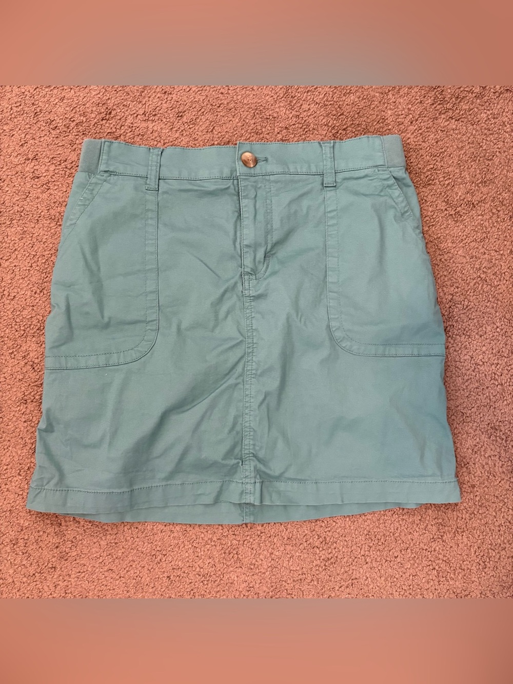 Lee Casual Teal Women’s Mid Rise Skort size 10